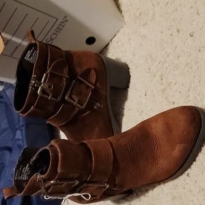 Brown booties